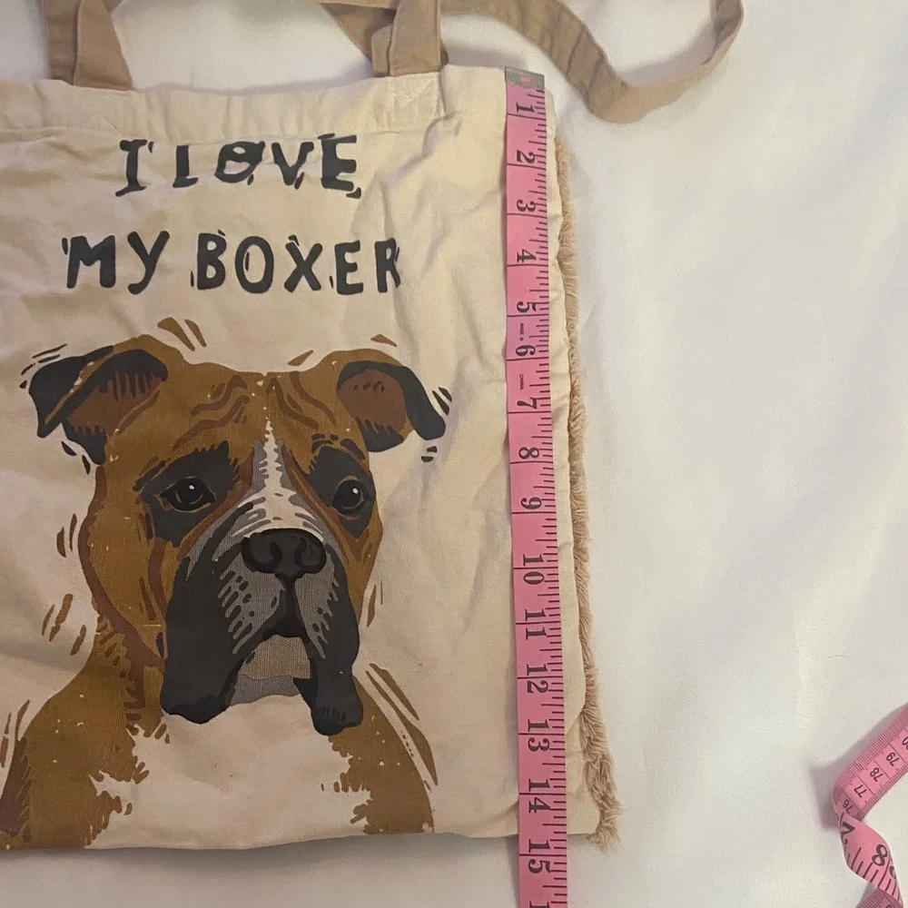 Boxer Dog Tote Bag